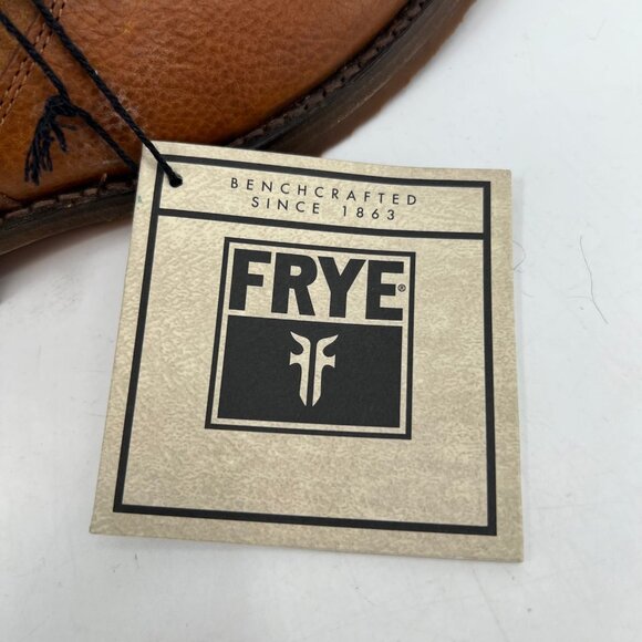 Frye Brown Leather Buckle Ankle Boots | Size 6.5 - Picture 9 of 12